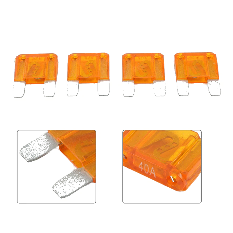 Harley Sportster XL883 XL1200 Forty Eight 4 x 40A Blade Fuses