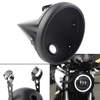 Harley Motorcycle 7-Inch Retro LED Headlight Shell & Mount Bracket