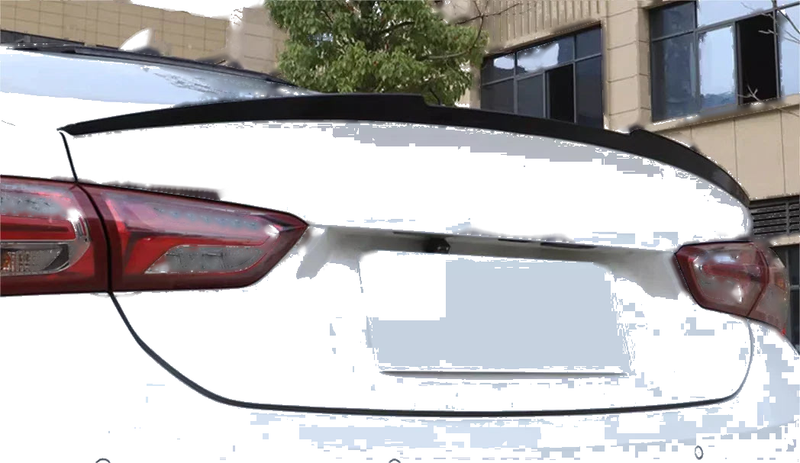 Chevy Malibu M4 Style Rear Spoiler Wing Lip Glossy Black (2016-2024)