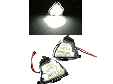 VW Golf 5, Passat B6, Jetta, Touran LED Under Side Mirror Puddle Lights (2003-2014)