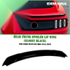 Ford Mustang 1x Gloss Black Rear Boot Spoiler Lip (2015-2022)