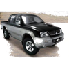 Mitsubishi Animal Hood Rubber Bumper (1995-2005)