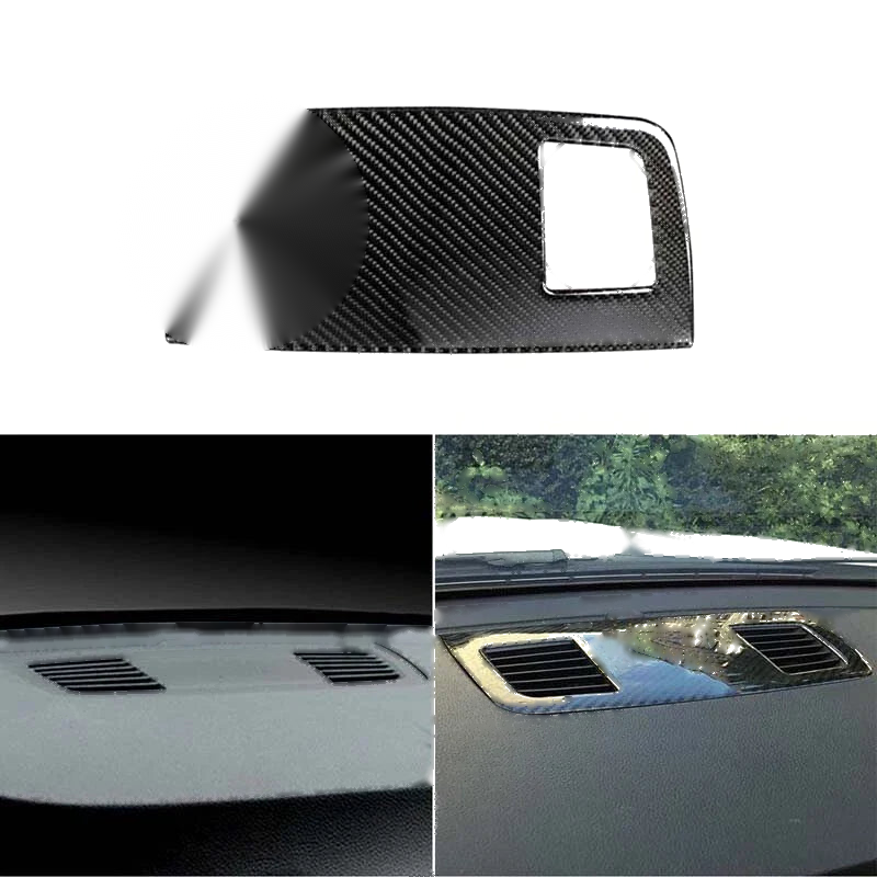 BMW E90 3 Series Carbon Fiber Parts Dashboard Center Air Vent Cover Trim fit