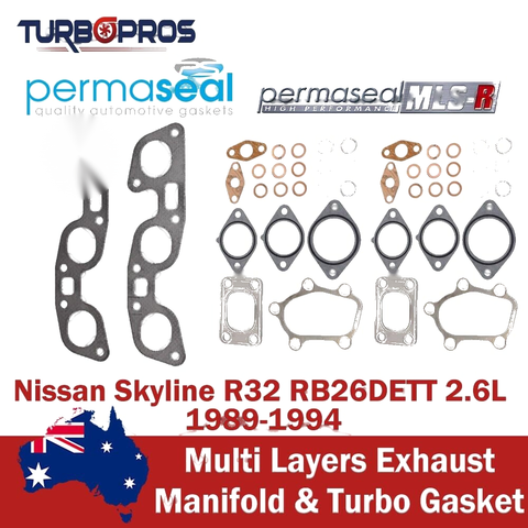 Nissan Skyline R32 2.6L Permaseal MLS-R Exhaust Manifold&Turbo Gasket