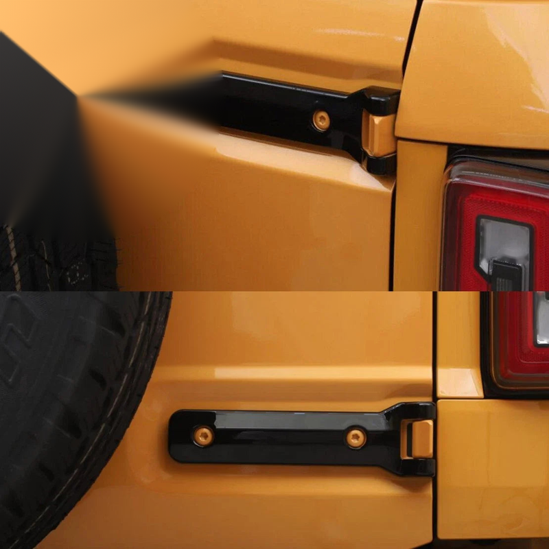 Ford Bronco 2 x Rear Tailgate Replacement Tire Hinge Covers (2021-2023)
