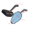 Classic Black CNC Machined Aluminium 2 x Motorcycle Mirror Set (2020-2023)