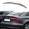 Audi A3 / S3 / RS3 8V Sedan Gray ABS Boot Spoiler (2013-2020)