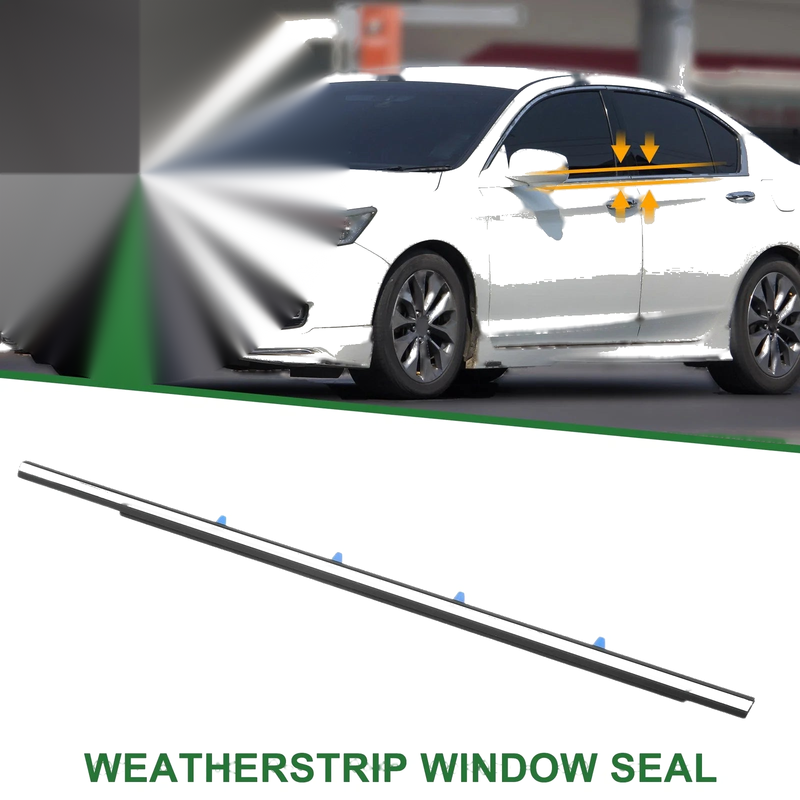 Honda Accord Rear Left Weatherstrip Window Seal (1996-1997)