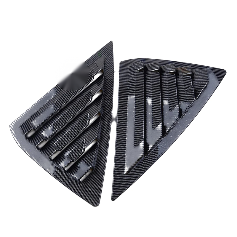 Nissan Sentra Sedan Carbon Fiber Black Window Flap Cover (2013-2019)