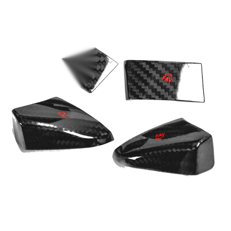 Chevrolet Corvette C8 (2020-2022) Red Steering Wheel Switch Cover
