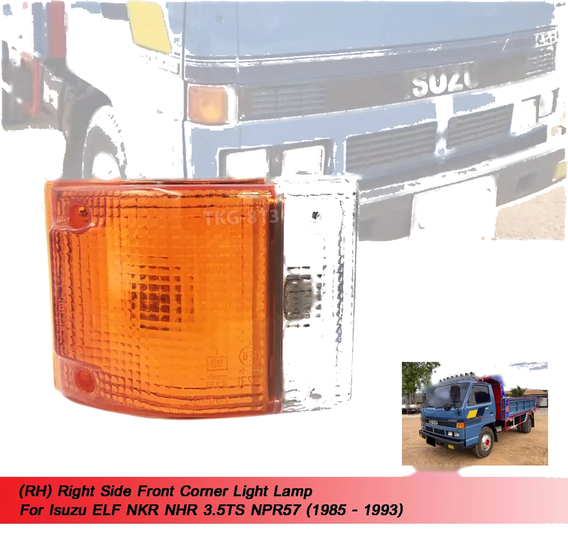 Isuzu ELF NKR57 NHR NPR57 Right Corner Light 12V (1985-1993)