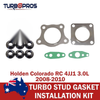 Holden Colorado RC 4JJ1 3.0L Turbo Charger Installation Stud & Gasket Kit