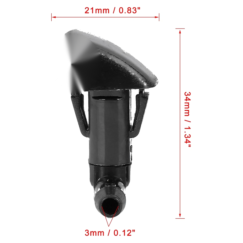 Honda Odyssey, Accord 2 x Windshield Wiper Washer Nozzles (2000-2023)