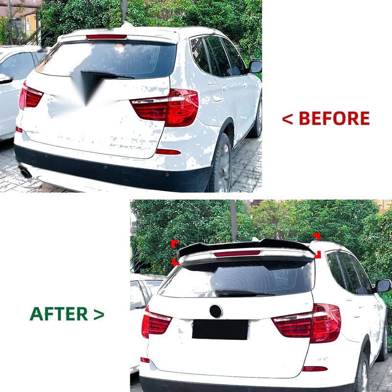 BMW X3 F25 Carbon Look Rear Spoiler Lip (2011-2017)