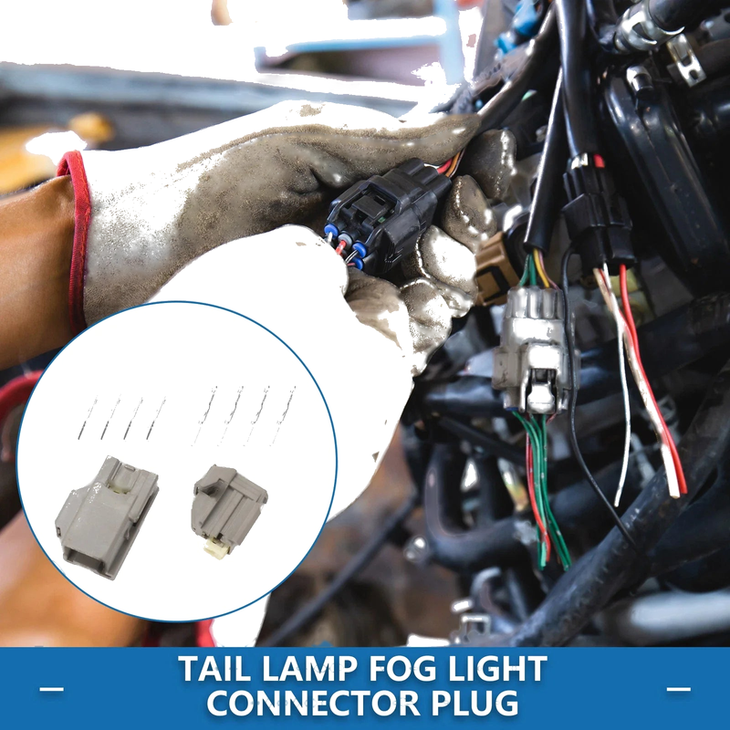 Ford Fusion Fiesta 4 Pin Tail Lamp Fog Light Connector Plug (2013-2020)