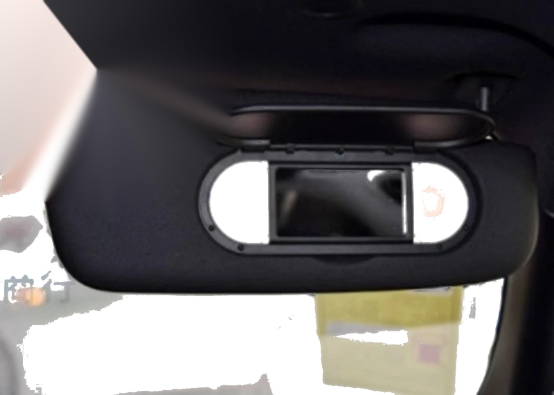 MINI Cooper F55 F56 F60 Black Sun Visor Mirror Cover (2015-2022)