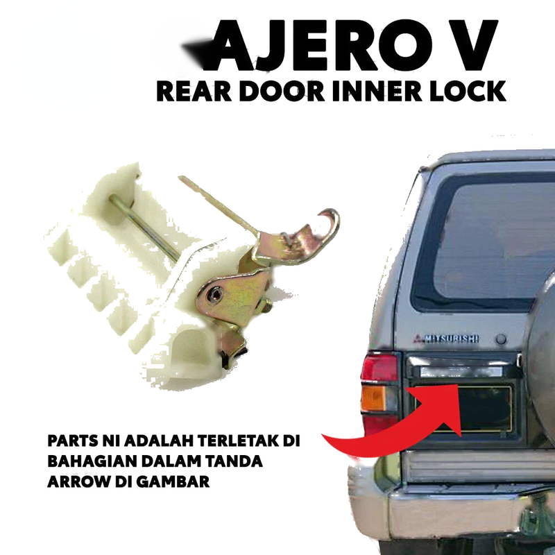 Mitsubishi Pajero Boot Handle (2000-2006)