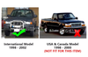 Ford Ranger Front & Rear Mud Flaps (1998-2002)