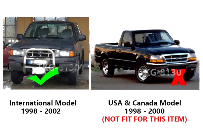 Ford Ranger Front & Rear Mud Flaps (1998-2002)
