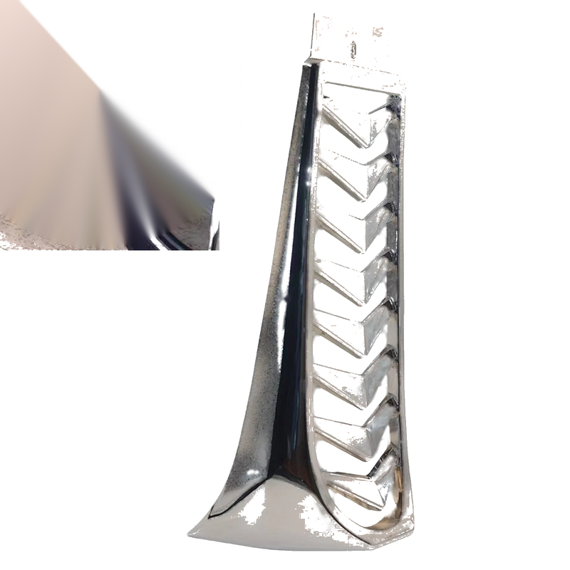 Harley Softail FatBoy Chrome Chin Fairing Spoiler Lower Radiator Cover (18-24)