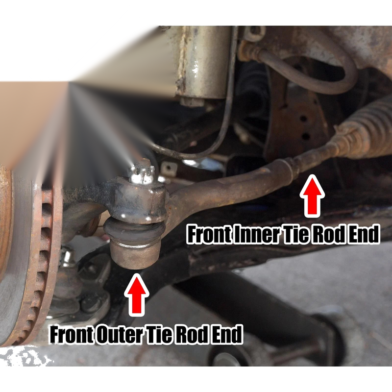 Ford Focus, C-Max, Escape 6pcs Front Inner Outer Tie Rods (2012-2017)