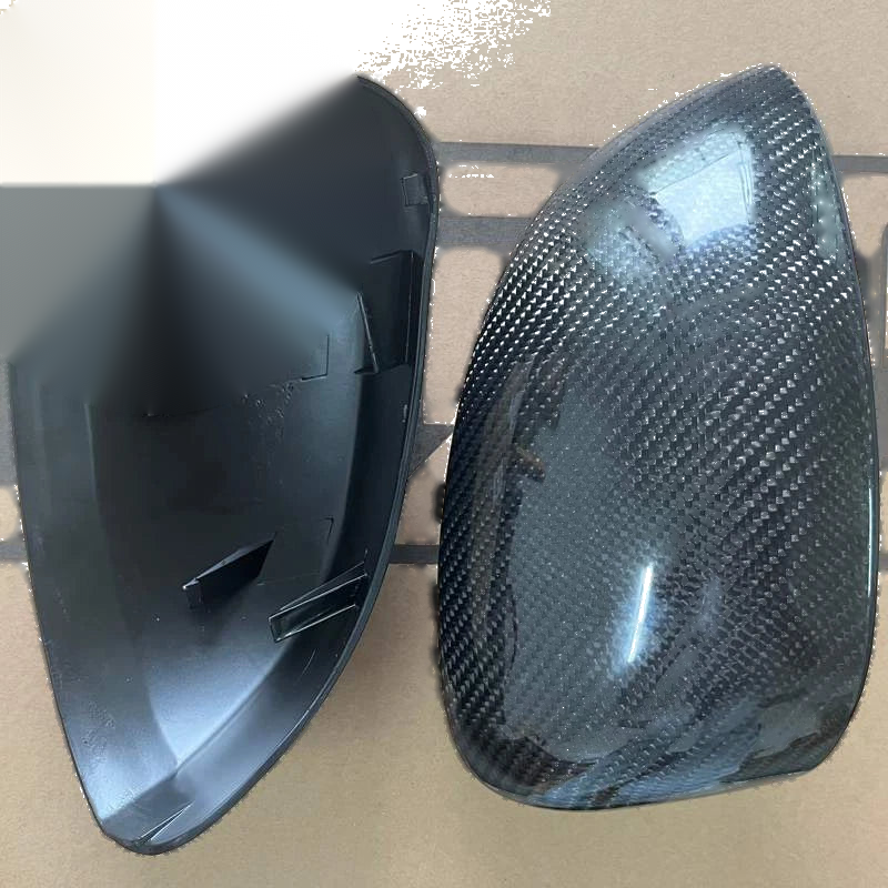 REAL Carbon Fiber Replace Side Mirror Caps Cover Fit Fiat 500 Abarth 2012-2019