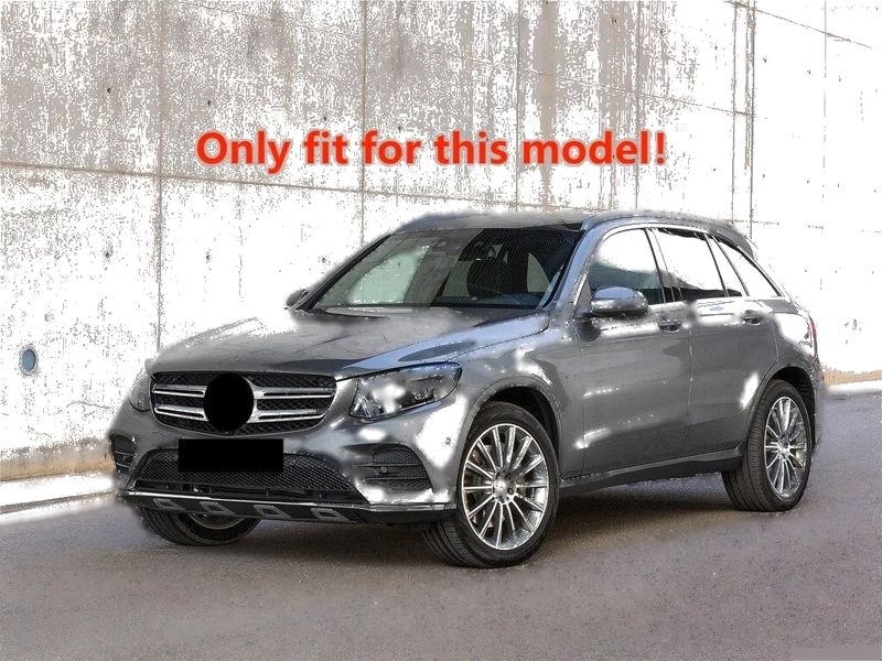 Mercedes-Benz GLC X253 Front Fog Light Grilles Cover Trim (2016-2019)