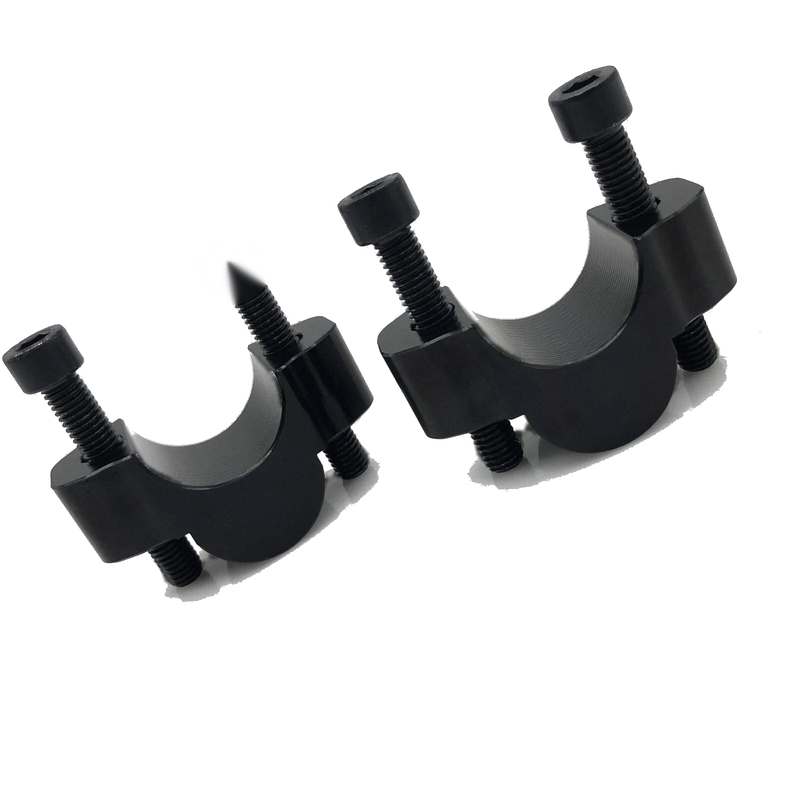 YAMAHA TENERE 700 (2019-2023) Black Handle Bar Riser Clamp Adapter Kit