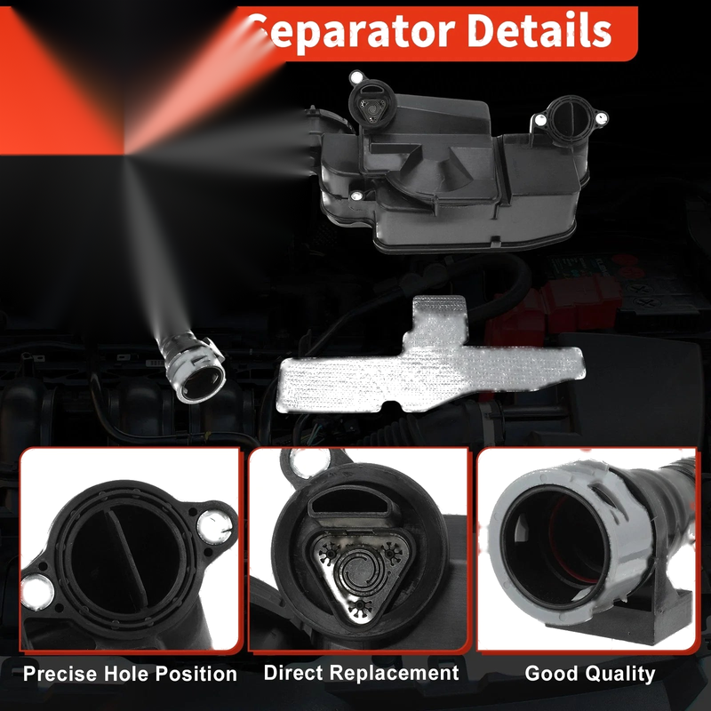 Ford F-250 F-350 Super Duty Engine Oil Separator (2011-2016)