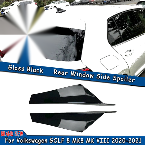 VW Golf 8 MK8 MK VIII Rear Window Spoiler Canard (2020-2022)