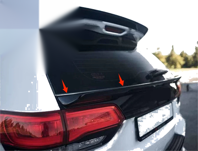 Jeep Grand Cherokee 2013-2021 Glossy Black 1 x Rear Trunk Mid Spoiler Wing