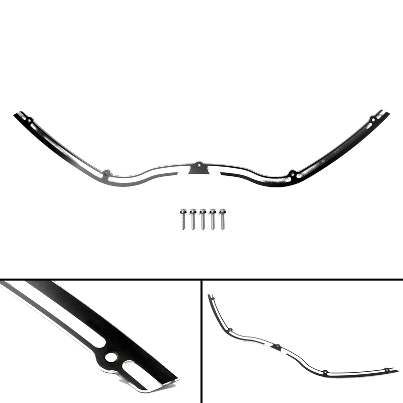 Harley (1998-2013) Road Glide FLTR, Black Generic Performance Machine Black Windshield Trim