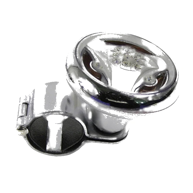 Car - Silver Steering Aid for Enhanced Control Steering Wheel Knob
