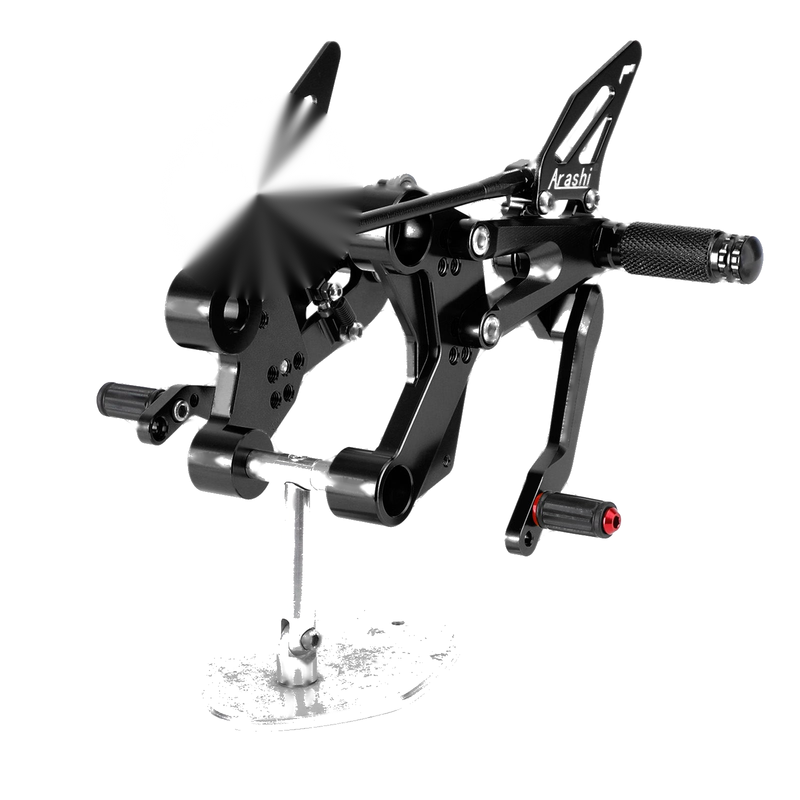 Duke 890 790 2018-2023 Racing Adjustable Rear Sets Rearsets Foot Pegs Black