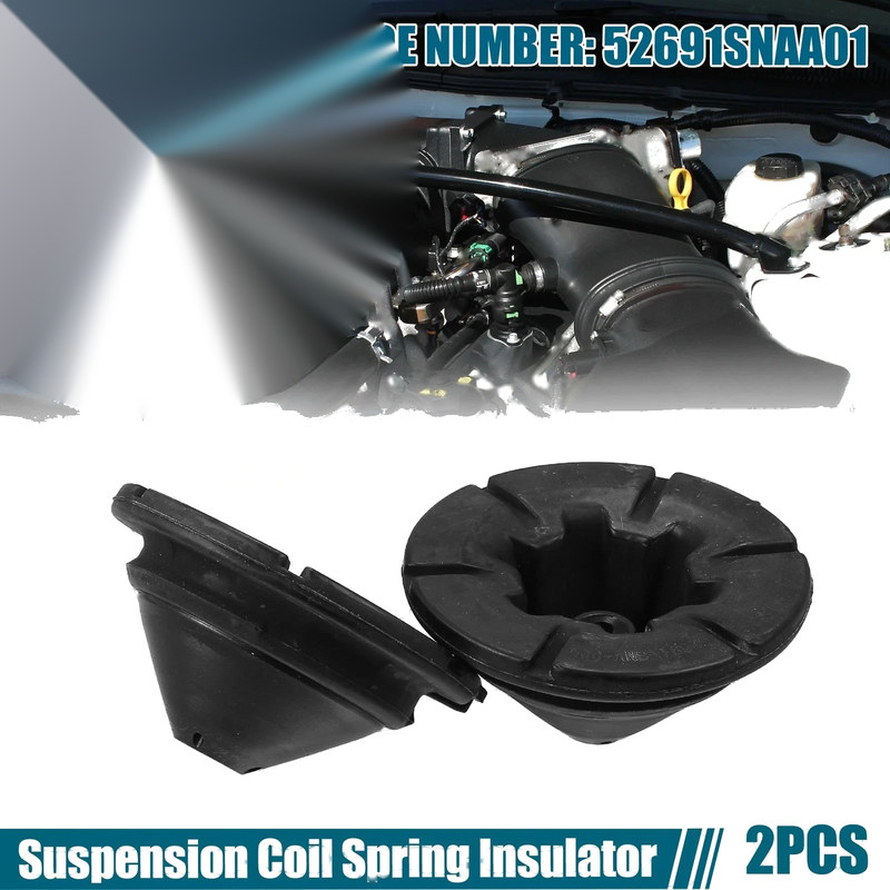Honda Civic 2 x Rear Upper Suspension Coil Spring Insulators (2016-2021)