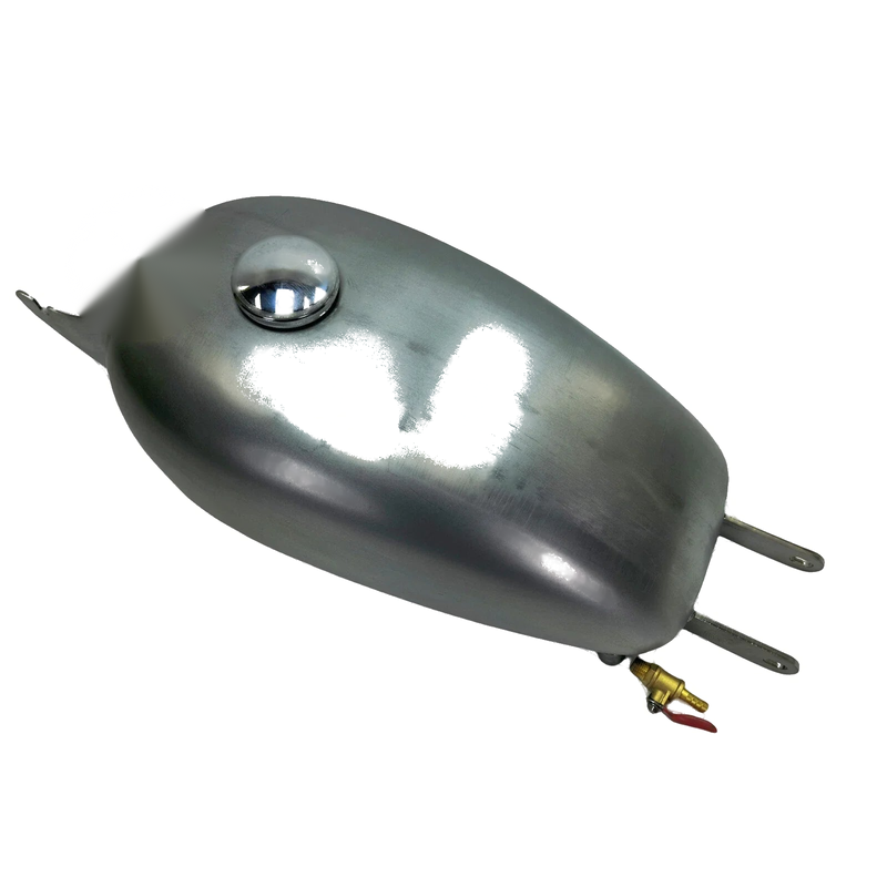 Harley Davidson DYNA 10L Silver Petrol Fuel Tank w/Cap (2004-2006)