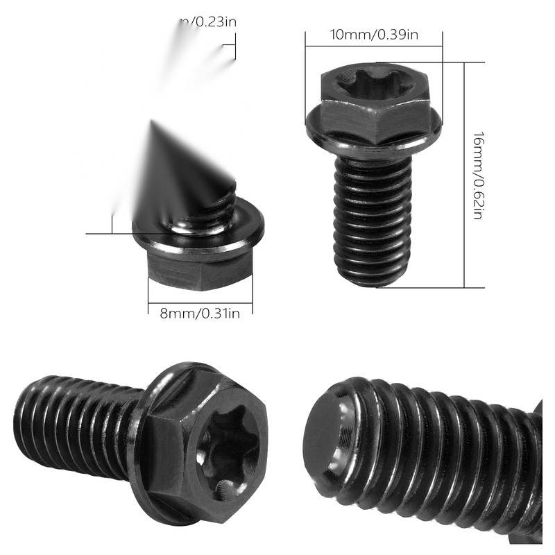 Surron Light Bee X 6 x M6X13 Rear Disc Brake Pad Screws (2018-2023)