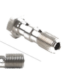 Make & Model Stainless Double Banjo Bolt 3/8x24 AN3 Brake Adaptor