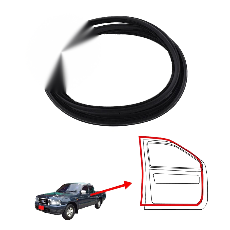 Door Trim Rubber Weatherstrip 1 PC Fits Ford Ranger 2D Open Cab UTE 1998-06 D09