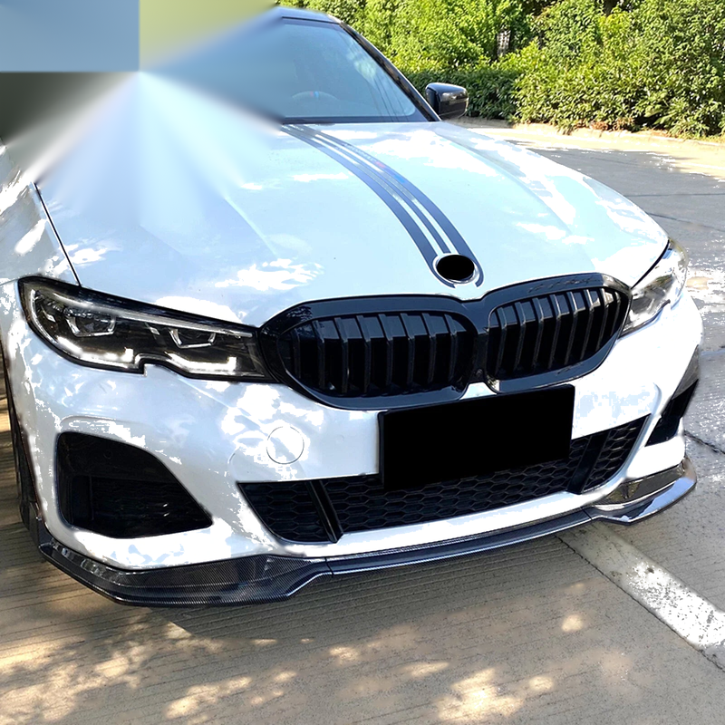 BMW 3 Series G20 320i 330i M Pack Front Spoiler Lip Kit (2019-2022)