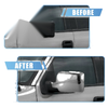 Ford F150 Chrome Plated Power Full Mirror Cover Caps (2004-2008)