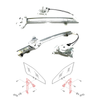 Front Window Regulator LH/for Nissan Pathfinder/Terrano 1985-1995