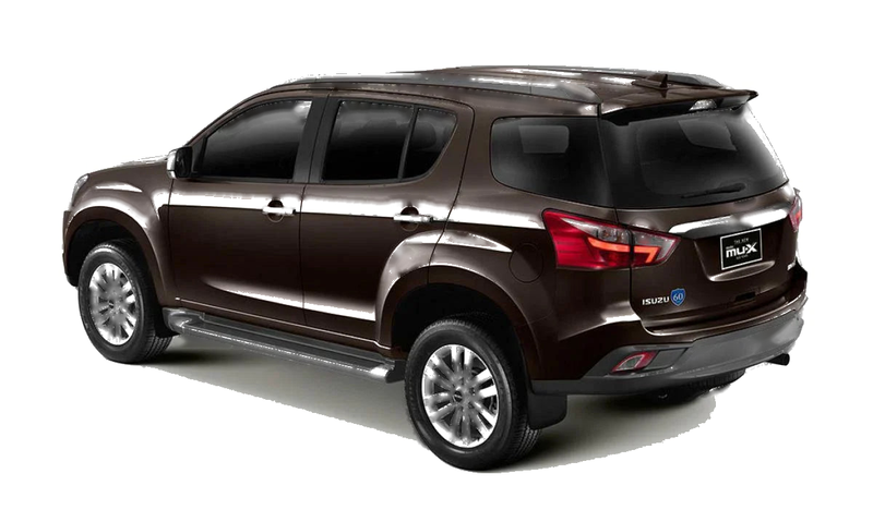 Isuzu MU-X MUX Black Carbon Tail Light Covers (2017-2019)