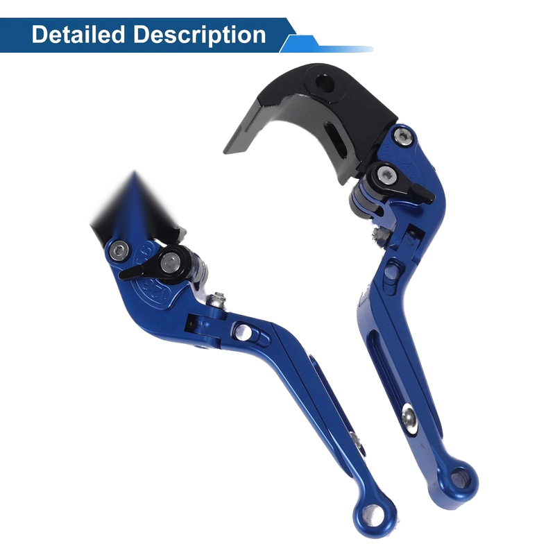 Honda CBR600RR 2007-2016 - Solid Blue Adjustable Brake Clutch Levers