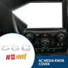 Jeep Cherokee (2014-2022) 3 x Pcs AC Media Volume Tune Switch Knob Cover Ring