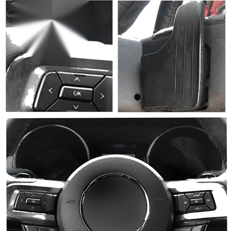 2015-2023 Ford Mustang Steering Wheel Shifter Paddle Extensions (15-23)