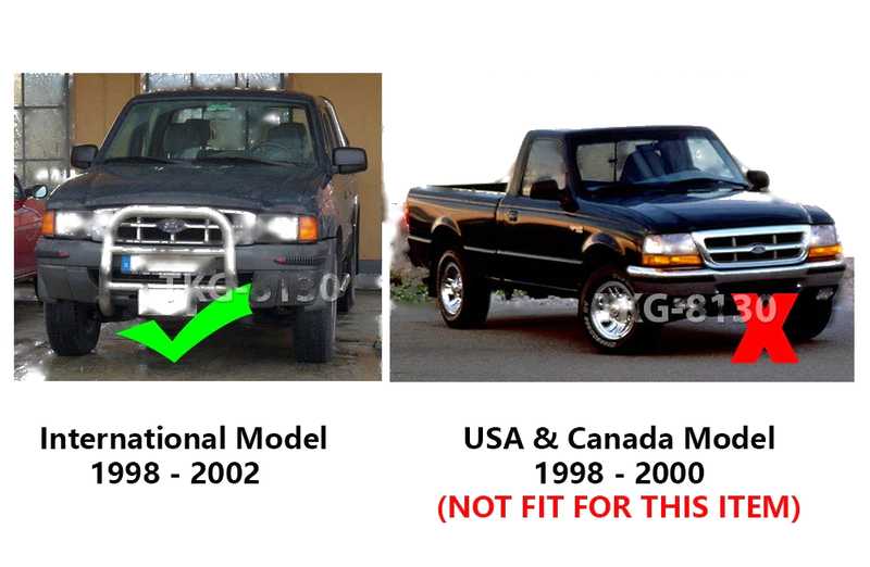 Ford Ranger 1 x Black Tailgate Handle (1998-2002)
