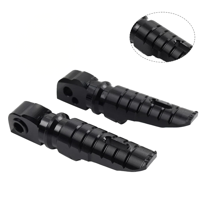 BMW G310GS G310R Black Rear Passenger Footrest Pegs (2017-2024)
