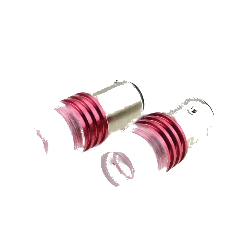 2x Strobe Flashing Red 1157 2357 LED Car Motorcycle Tail Brake Light Lamp Bulb