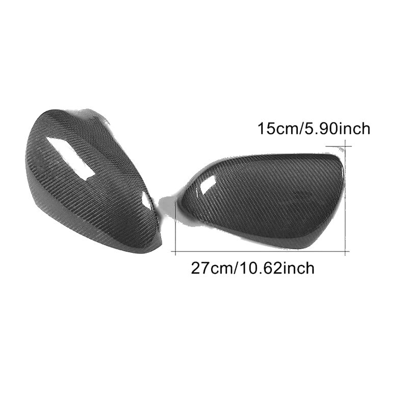 Lexus IS GS 2013-2018 Carbon Fiber Wing Rearview Mirror Cover Caps Trim Fit